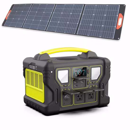 キャンプ用ポータブル1000Wリチウム電池ソーラー発電機