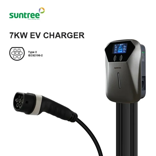 メーカー単相 220V 壁掛け 32 アンペア 7KW スマートホーム AC EV 車充電器スマート EV ウォールボックス (4.3 インチ画面付き)