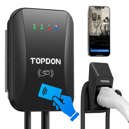 Topdon メーカー Ocpp レベル タイプ 2 1 3 相 32A 16A 7kw 9.6kw 11kw 16kw 22kw ウォールマウント Pulseq AC ホーム急速充電ステーション EV ウォールボックス電気自動車充電器